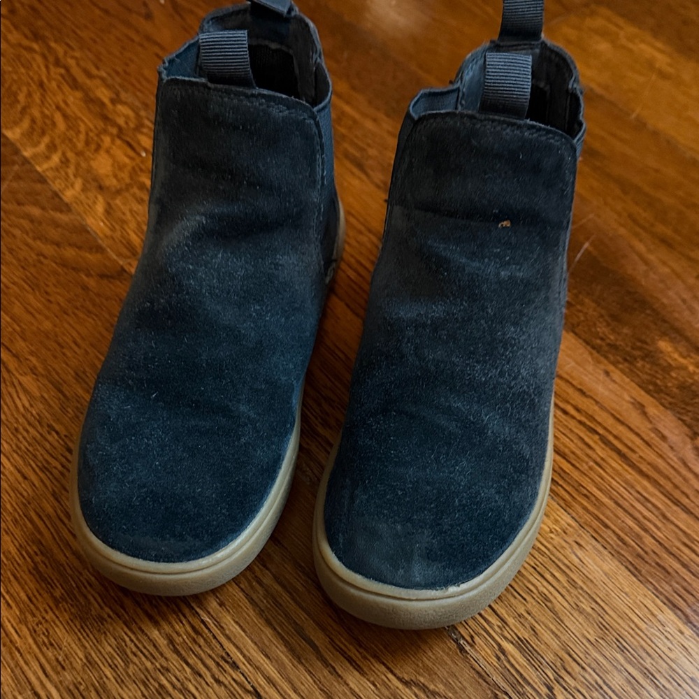 Boys Geox Navy Suede High Tops
